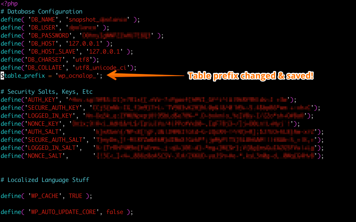 How To Change Your Wordpress Database Prefix Using Phpmyadmin