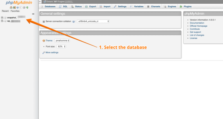 mysql create view with engine myisam